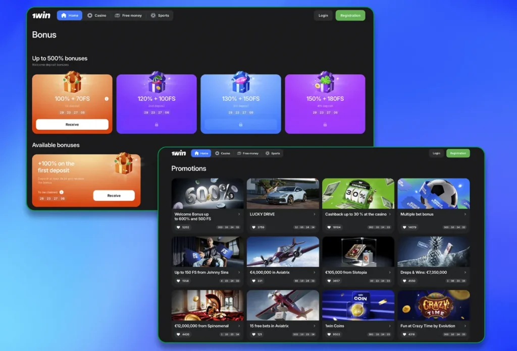 1win India  Bonuses and Promotions